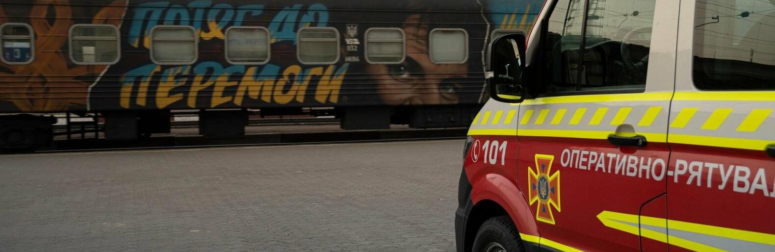 У Хмельницькому зустріли черговий потяг з Херсону