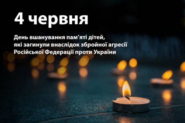 Україна вшановує пам’ять убитих Росією дітей