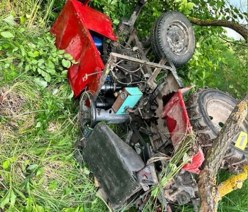 На Хмельниччині у ДТП загинув водій мотоблока