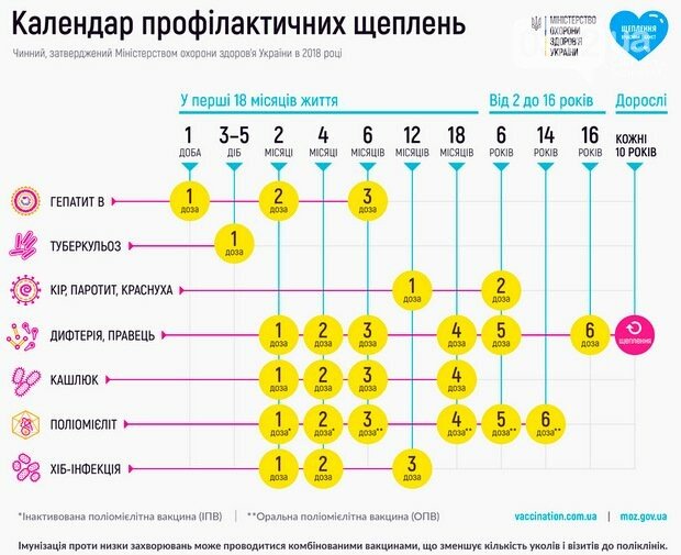 До уваги хмельничан: Всім школярам необхідно мати усі обов’язкові щеплення, фото-1