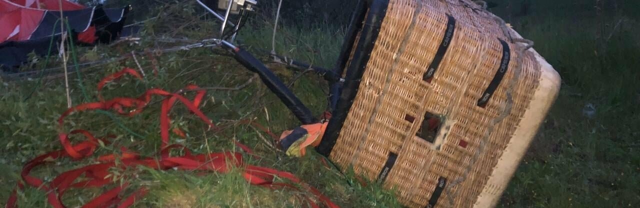 На Хмельниччині поліція відкрила кримінальне провадження за фактом падіння повітряної кулі з людьми на борту