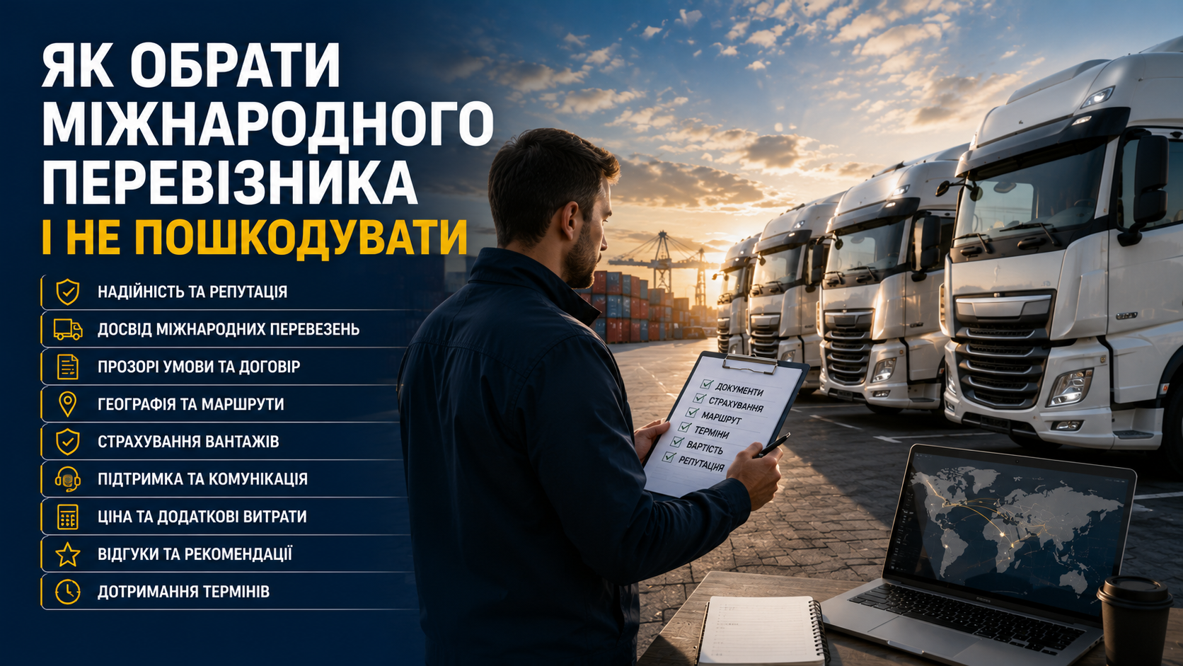 Як обрати міжнародного перевізника і не пошкодувати Як обрати міжнародного перевізника і не пошкодувати